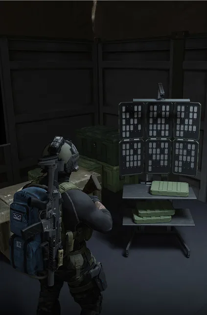 Dog Tag Case station