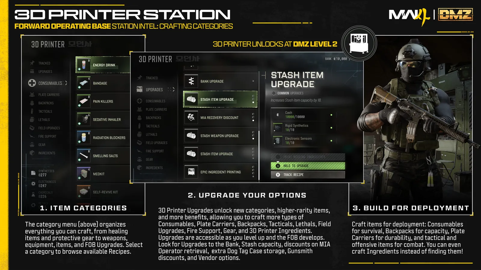 Stash Item Upgrade