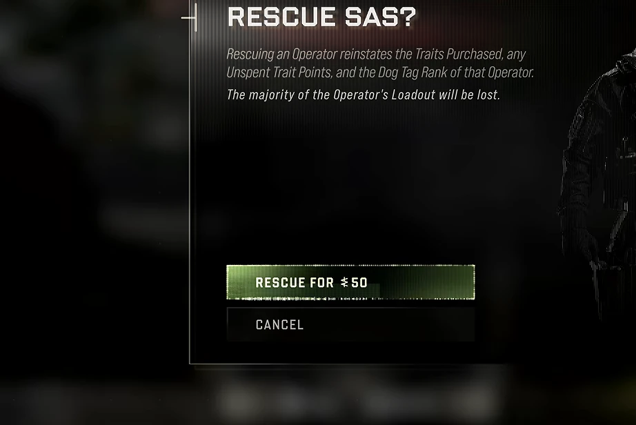 MIA Operator recovery